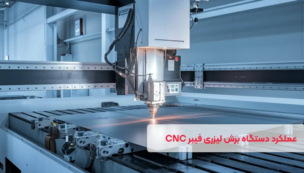 بررسی عملکرد دستگاه برش لیزری فیبر CNC